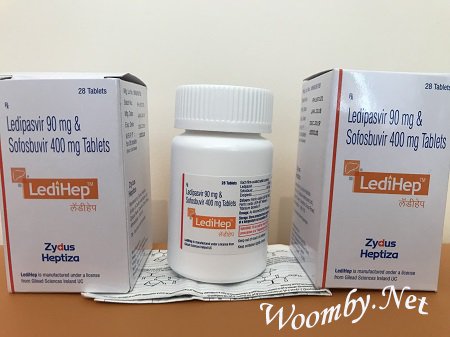 Эффективная терапия ВГС 1 и 4 генотипов с применением  недорого препарата Ледихеп